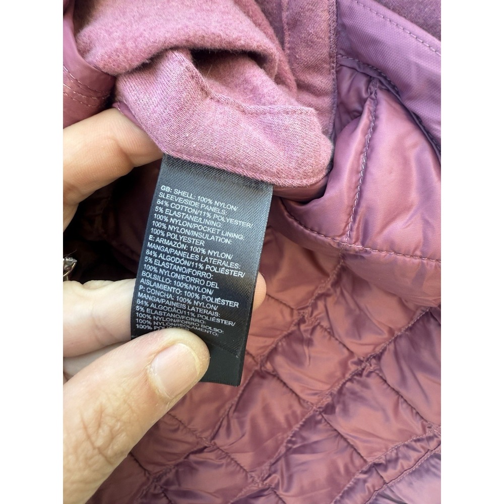 The North Face Endeavor Thermoball Quilted Hybrid Jacket Womens Plum Size Small - Picture 7 of 11